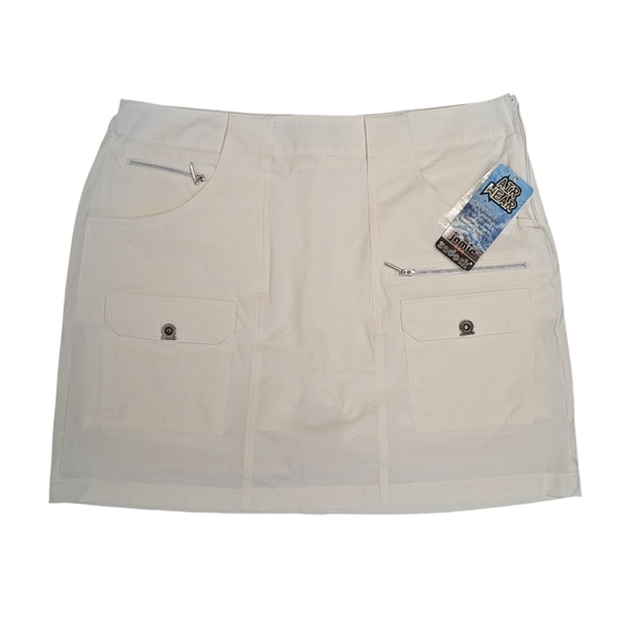 jamie sadock Pants - Jamie Sadock Airwear Off White Skort Size 14